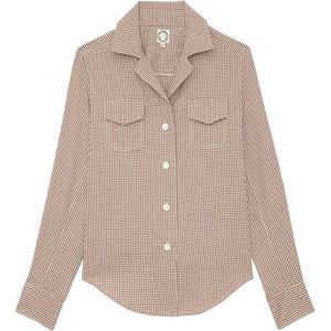 Ines de la Fressange Paris, Dames, Blouses & Shirts, Beige, Maat: XS Katoen,