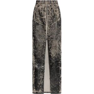 Rick Owens, Dames, Rokken, Zwart, Maat: S Katoen,