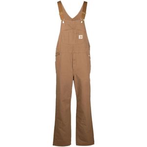 Carhartt Wip, Heren, Jumpsuits & Playsuits, Bruin, Maat: W27