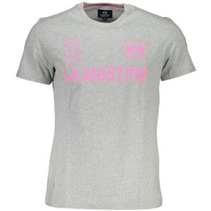 La Martina - T-shirt - Bruin - Korte Mouwen - Regular Fit