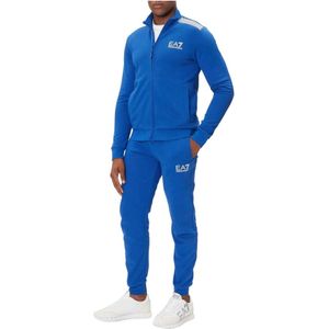 Emporio Armani Ea7, Heren, Sport, Blauw, Maat: S Katoen,