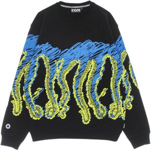 Octopus, Heren, Sweatshirts & Hoodies, Veelkleurig, Maat: S Katoen,