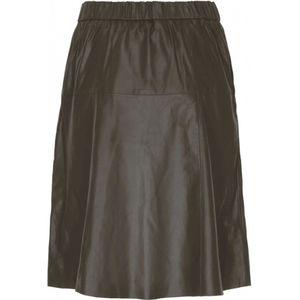 Notyz, Dames, Rokken, Grijs, Maat: S Leer,
