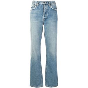 Re/Done, Dames, Jeans, Blauw, Maat: W28 Katoen,