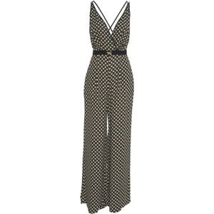 Elisabetta Franchi, Dames, Jumpsuits & Playsuits, Zwart, Maat: XL