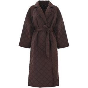 Kocca, Dames, Mantels, Bruin, Maat: L Leer,