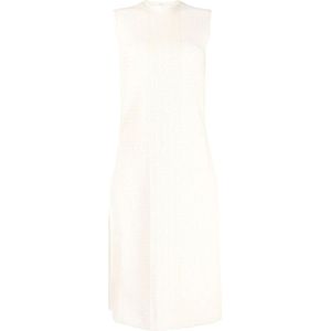 Jil Sander, Dames, Jurken, Beige, Maat: XL Katoen,