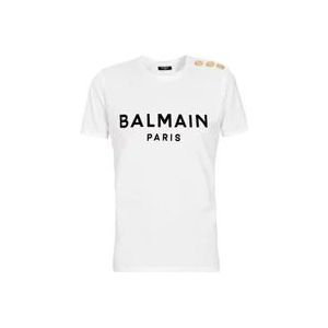 Balmain T-Hemden , White , Dames , Maat: XS