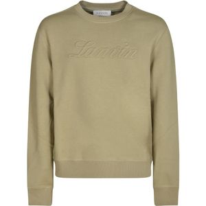 Lanvin, Heren, Sweatshirts & Hoodies, Groen, Maat: L