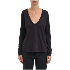James Perse, Dames, Tops, Zwart, Maat: XS