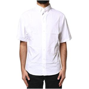 Dolce & Gabbana, Heren, Overhemden, Wit, Maat: 4XS Katoen,