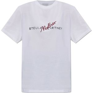 Stella McCartney, Dames, Tops, Wit, Maat: L Katoen,