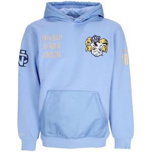 Mitchell & Ness, Heren, Sweatshirts & Hoodies, Blauw, Maat: M Katoen,