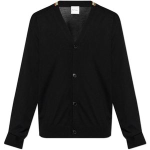 Paul Smith, Heren, Truien, Zwart, Maat: S Wol,