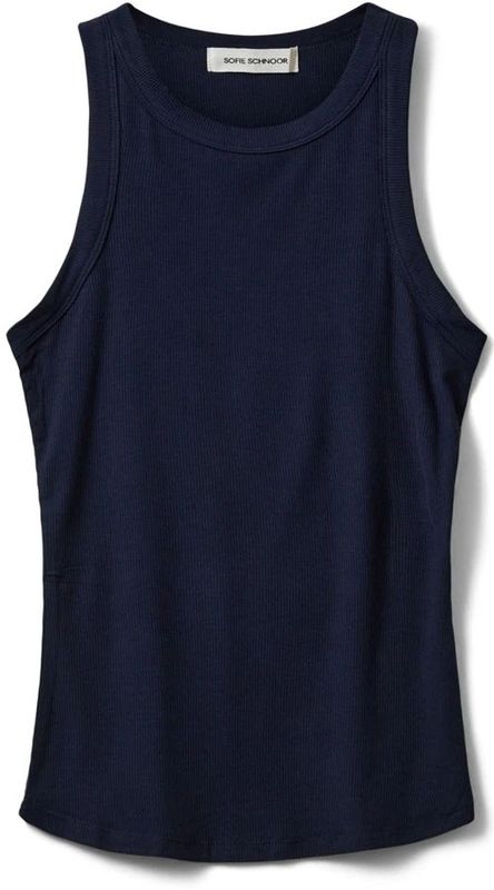 Sofie Schnoor - Tanktop - Gestreept legergroen - Aansluitend ontwerp - OEKO-TEX gecertificeerd