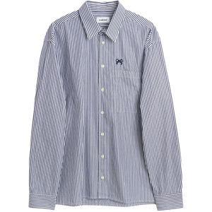 Soulland, Dames, Blouses & Shirts, Blauw, Maat: 2Xs/Xs Katoen,