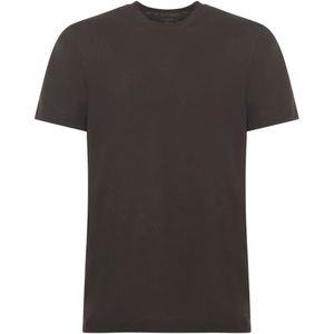 Zanone, Heren, Tops, Bruin, Maat: XL Katoen,