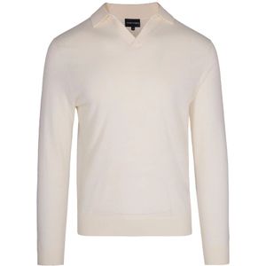 Emporio Armani, Heren, Truien, Wit, Maat: L Wol,
