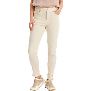 IN Front, Dames, Jeans, Beige, Maat: S Katoen,