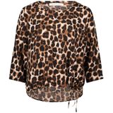 Betty & Co - Blouse met Print - Bruin - Dames