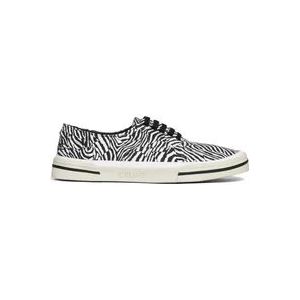 Celine Elliot Sneaker met Zebra Print , Black , Heren , Maat: 41 EU
