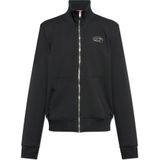 Diesel - Sweatshirt - Zwart - Katoenmix - Volledige Ritssluiting - Opstaande Kraag