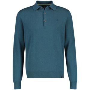 Lerros, Heren, Tops, Blauw, Maat: L