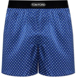 Tom Ford, Heren, Ondergoed, Blauw, Maat: XS Zijde,