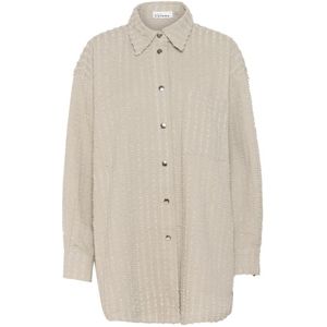 Karen by Simonsen, Dames, Blouses & Shirts, Grijs, Maat: Xs/S