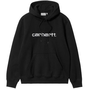 Carhartt Wip, Heren, Sweatshirts & Hoodies, Zwart, Maat: S Katoen,