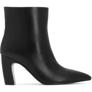 Kazar - Zwarte Laarzen - Dames - Leer - Met Hak - Instapper Bovenkant