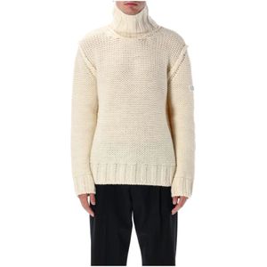 MM6 Maison Margiela, Heren, Truien, Beige, Maat: L Wol,