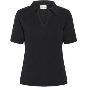 My Essential Wardrobe, Dames, Tops, Zwart, Maat: M Katoen,