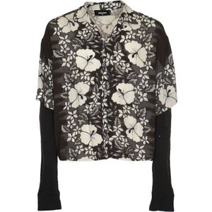 Dsquared2, Heren, Blouses & Shirts, Veelkleurig, Maat: S Katoen,