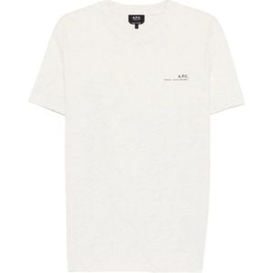 A.p.c., Heren, Tops, Beige, Maat: L