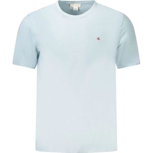 Calvin Klein, Heren, Tops, Blauw, Maat: XL Katoen,