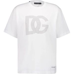 Dolce & Gabbana, Heren, Tops, Wit, Maat: XL Katoen,