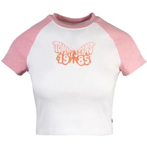 Tommy Hilfiger, Dames, Tops, Wit, Maat: 2XS Katoen,