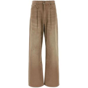 R13, Dames, Jeans, Bruin, Maat: W27