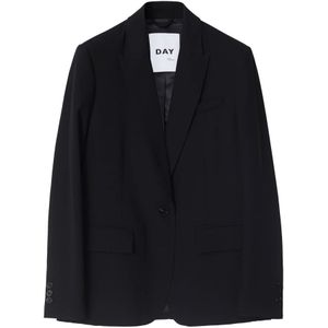 DAY Birger et Mikkelsen, Dames, Jassen, Zwart, Maat: S Gabardine,