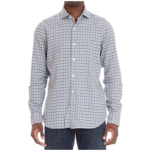 Barba, Heren, Overhemden, Veelkleurig, Maat: 2XL Katoen,