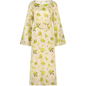 Fabienne Chapot - Darina Jurk - Beige - Midi - Dames - Polyester