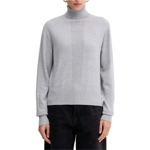 Patrizia Pepe, Dames, Truien, Grijs, Maat: XS Wol,