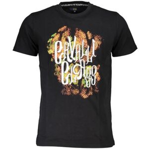 Cavalli Class, Heren, Tops, Zwart, Maat: XL