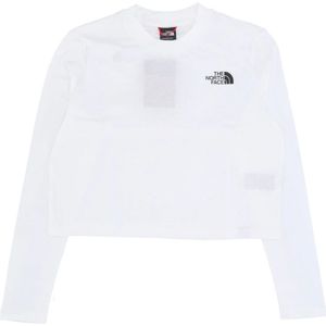 The North Face, Dames, Tops, Wit, Maat: M Katoen,