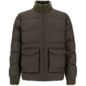 Herno, Heren, Jassen, Groen, Maat: L Kasjmier,