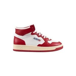 Autry Aumm Wb02 Sneakers - Moeiteloze stijl en ongeëvenaard comfort , Red , Heren , Maat: 44 EU