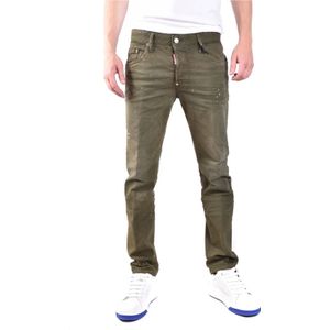 Dsquared2 - Klassieke Denim Jeans - Groen - Slim-fit