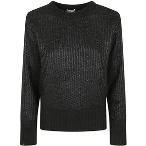 Herno, Dames, Truien, Zwart, Maat: XS Wol,