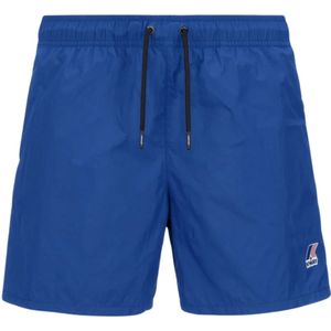 K-Way, Heren, Badkleding, Blauw, Maat: XL Polyamide,
